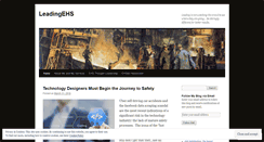 Desktop Screenshot of leadingehs.com